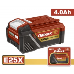 BATERIA LITIO 25V 4.0AH PARA LINEA E25X USO INDUSTRIAL OSBURK KLBP25401